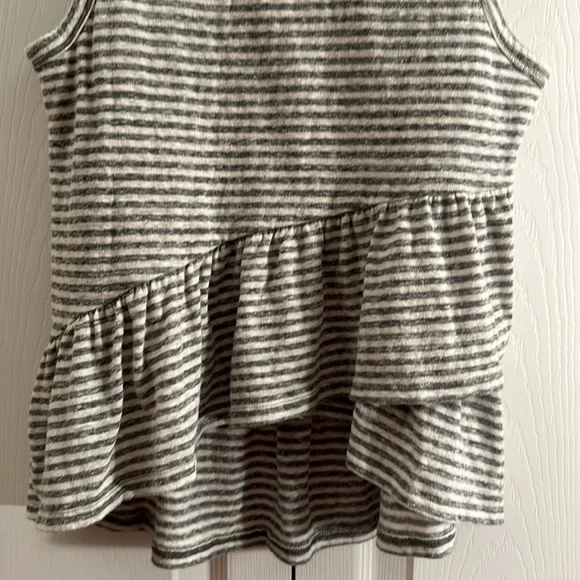 Abercrombie & Fitch Flowy Tank Top Size Small Gray & White - Picture 5 of 8